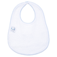 Jacob Smocked Bib - Light Blue