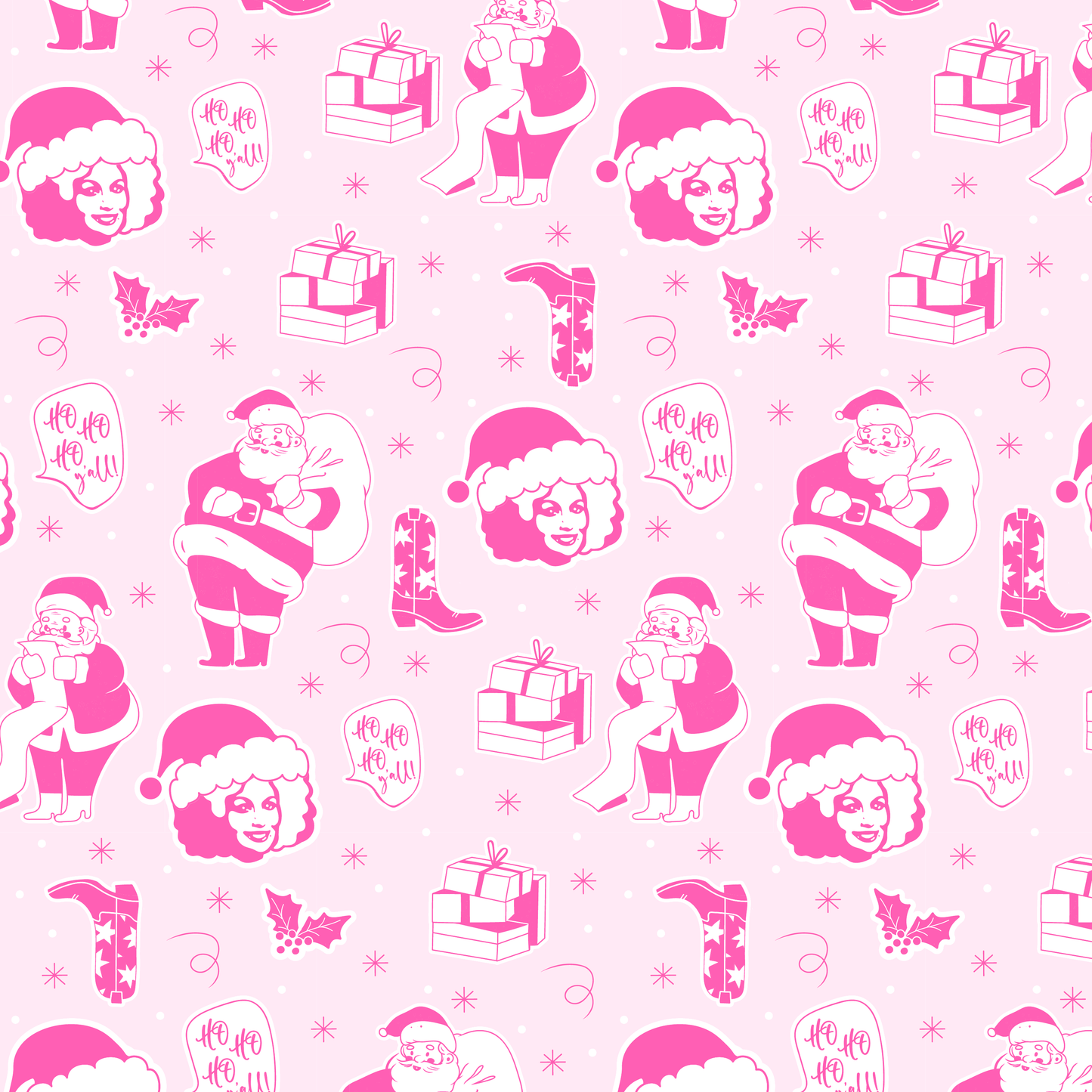 Dolly Y'all -Christmas Wrapping Paper!