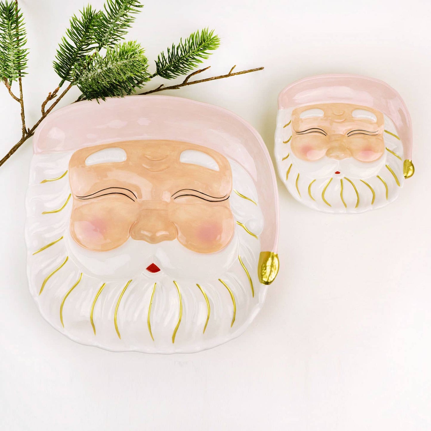 Pink Santa, Dessert Plate