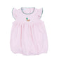 Mini Mallard, Pink Embroidered Bubble