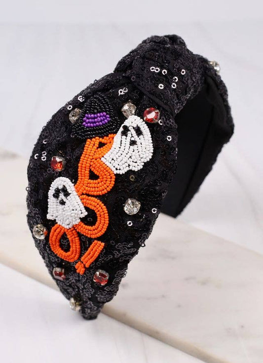 Boo Party Sequin Headband