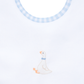 Silly Goose Bib - Light Blue