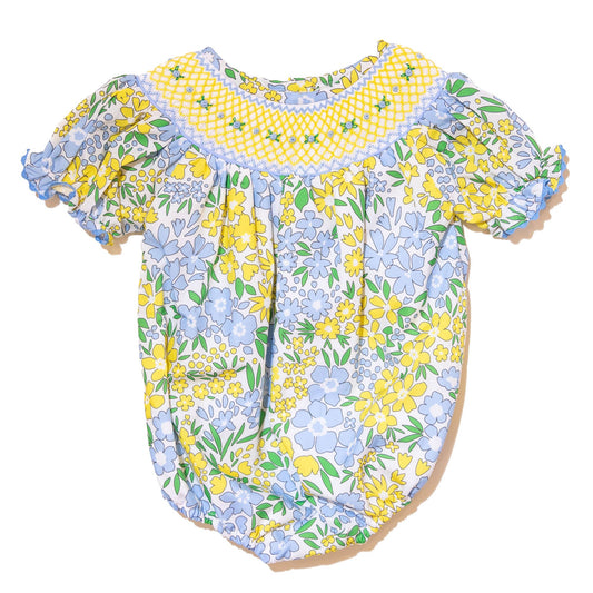 Wild Flower Smocked Bubble