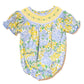 Wild Flower Smocked Bubble