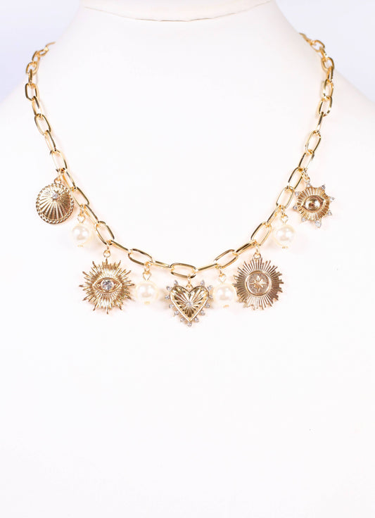 Munroe Charm Necklace