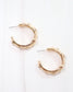 Kimmie Gold and Pearl Hoop