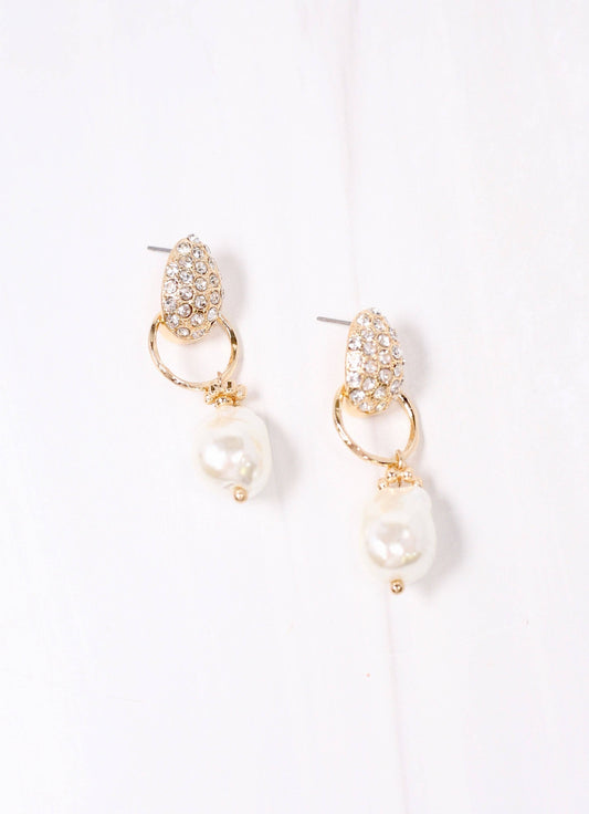 Ezra and Pearl Drop Earring