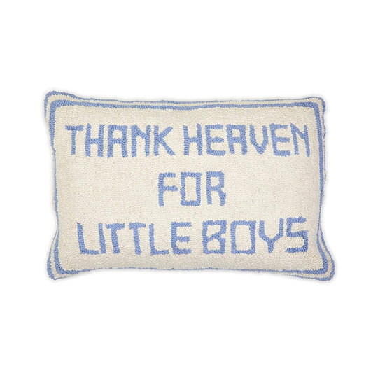 Thank Heaven- Embroidery Decorative Throw Pillow