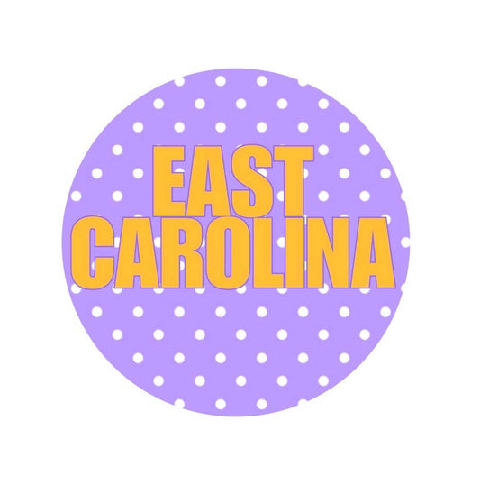 ECU - EAST CAROLINA w/ Polka Dots