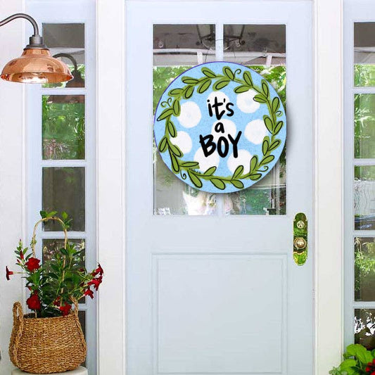 It's a Boy  Door Hanger