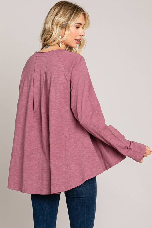 Dusty Mauve Top