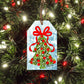 Holly Berry Christmas Tree Tag Ornament