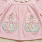 Pink Pumpkins, Ruffle Collar Romper