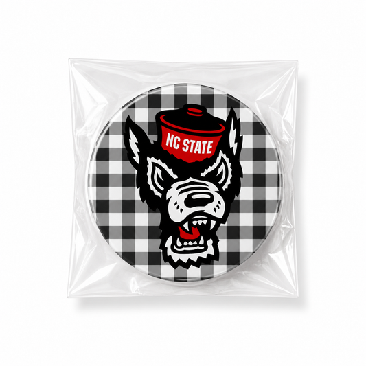 NCSU - Mascot Black Gingham
