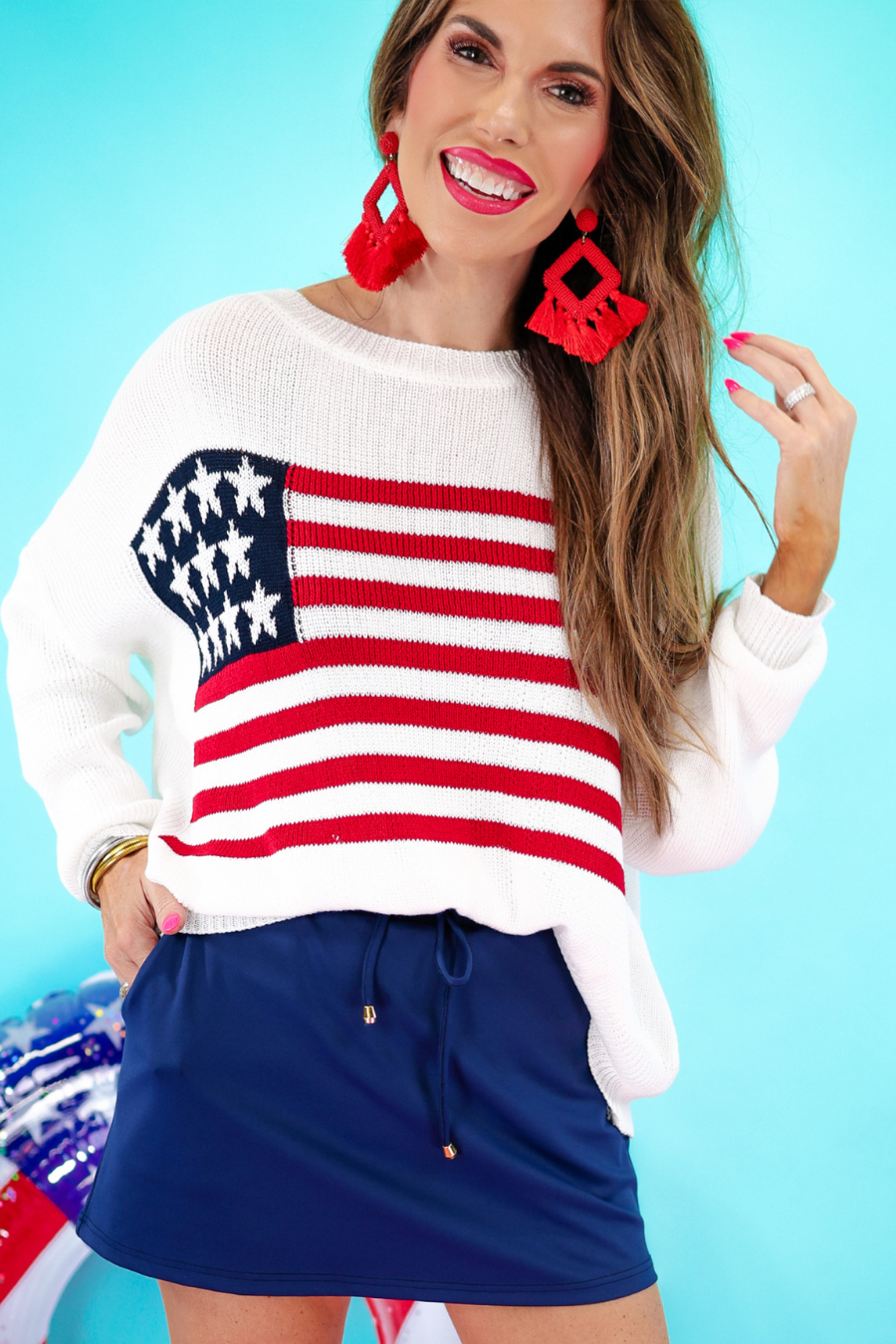 Americana Flag Sweater