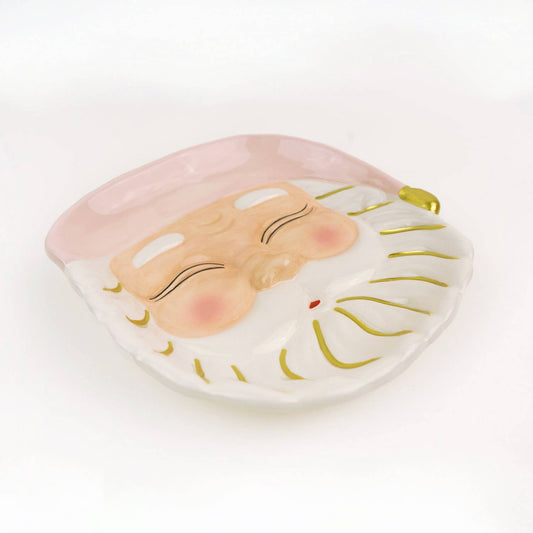 Pink Santa, Dessert Plate