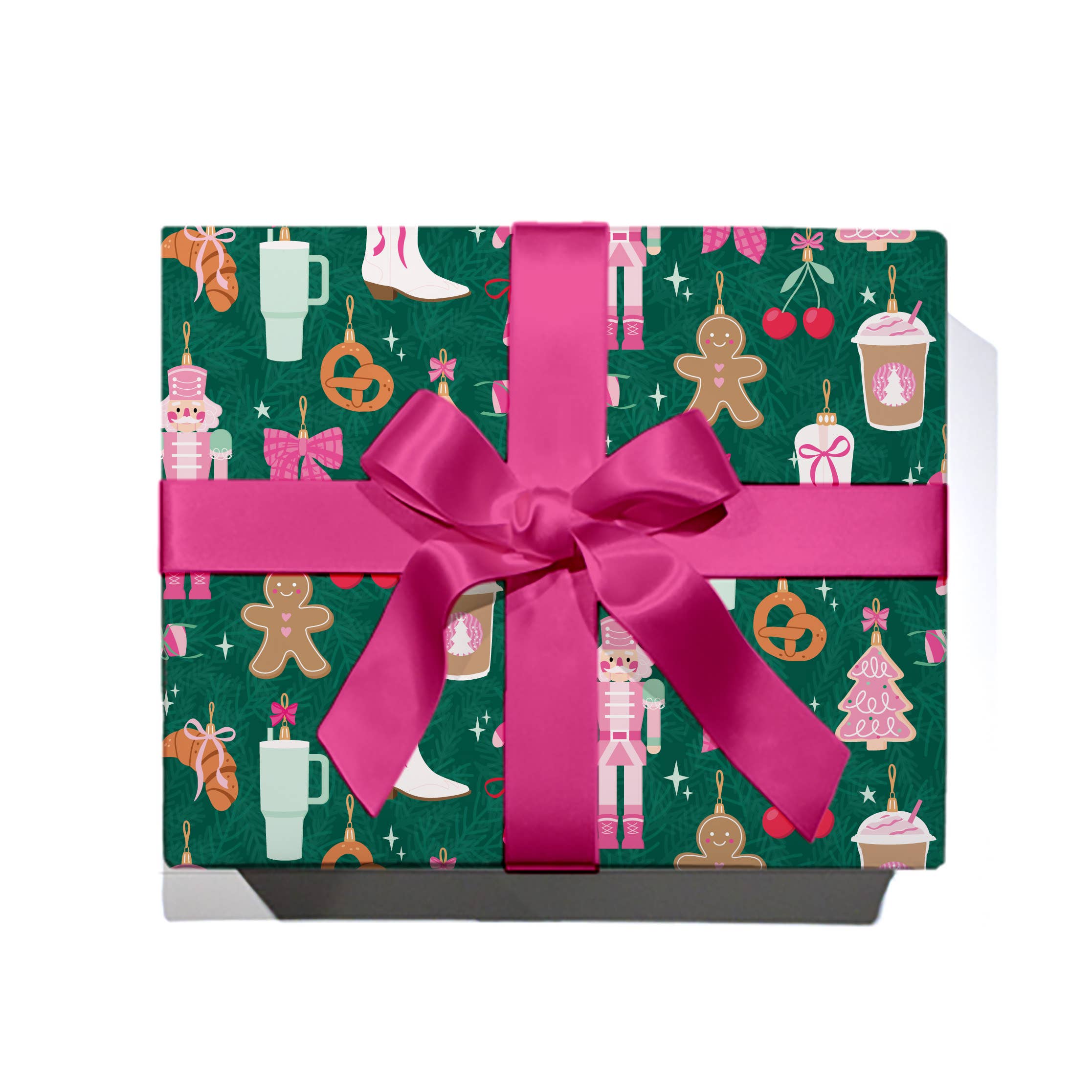 Holiday Girl - Continuous Wrapping Paper Roll – Bryant & Co. Boutique