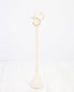 Missoula CZ Lined Hoop Earring WR Gold