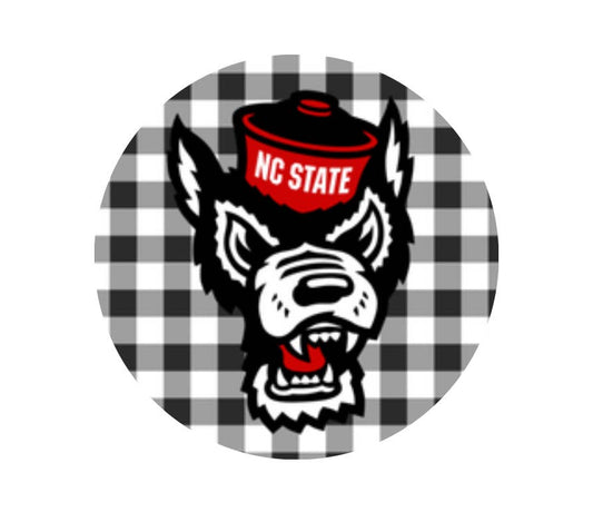 NCSU - Mascot Black Gingham