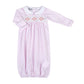 Baby Girl Pink Smocked Gown