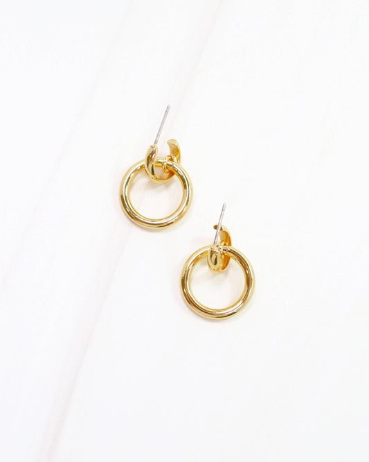 Donatello Double Hoop Stud