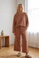 Taupe & Rose Striped Lounge Set!