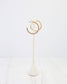 Holdenville Crystal Hoop Earring Gold
