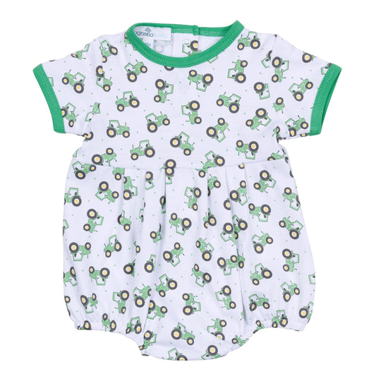 Lil' Green Tractor Print Bubble