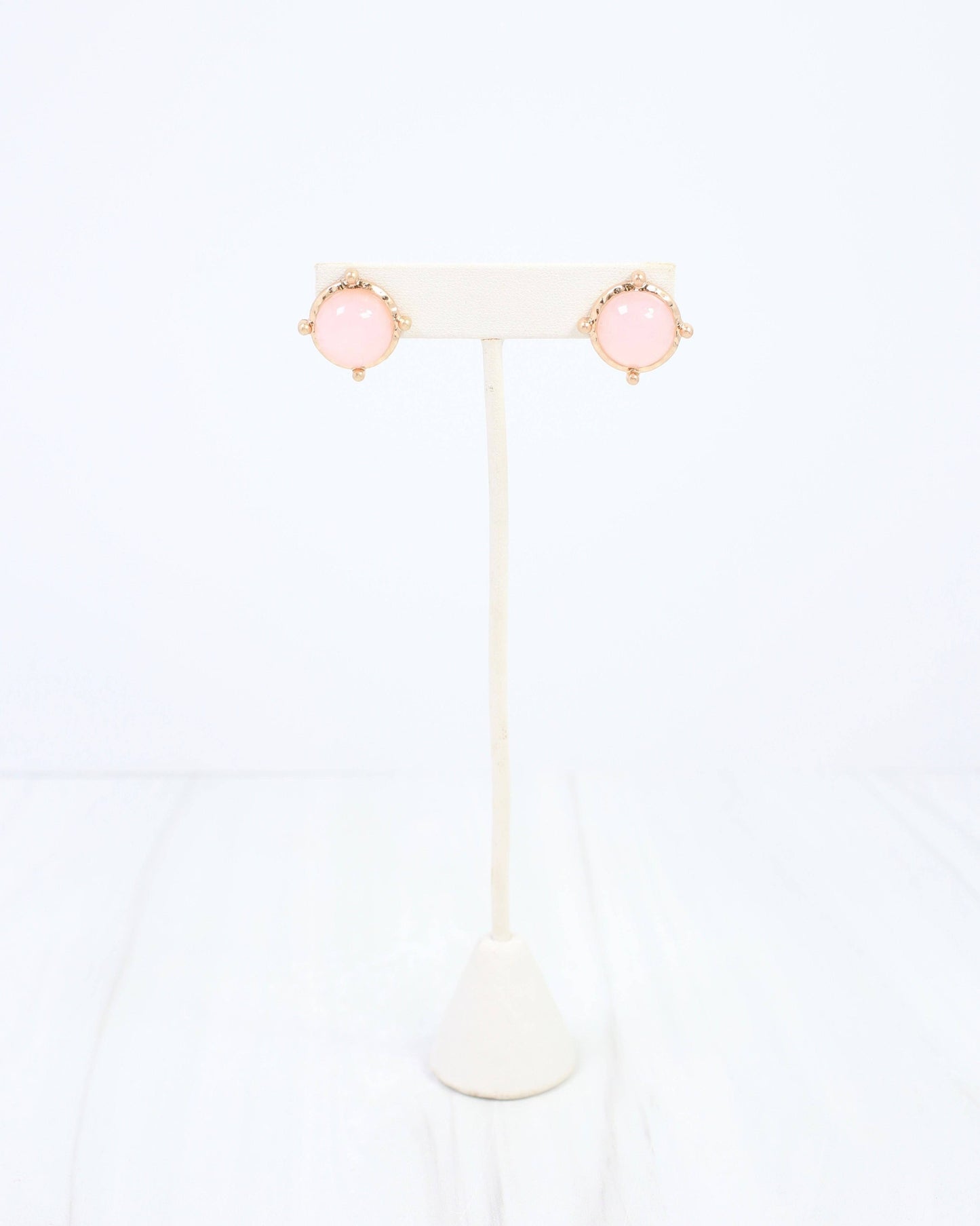 Florissant Pink, Round Post Earring